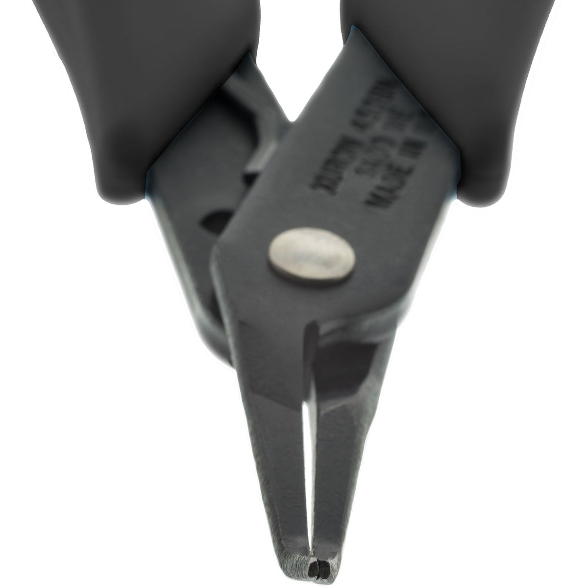 Pliers Xuron® Tweezer Bent Nose 1.3mm Wide (450BN) Black Handles