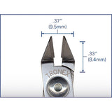 Cutters – Tronex Taper Head, Relieved, Razor Flush Edges (Standard Handle) • 5223