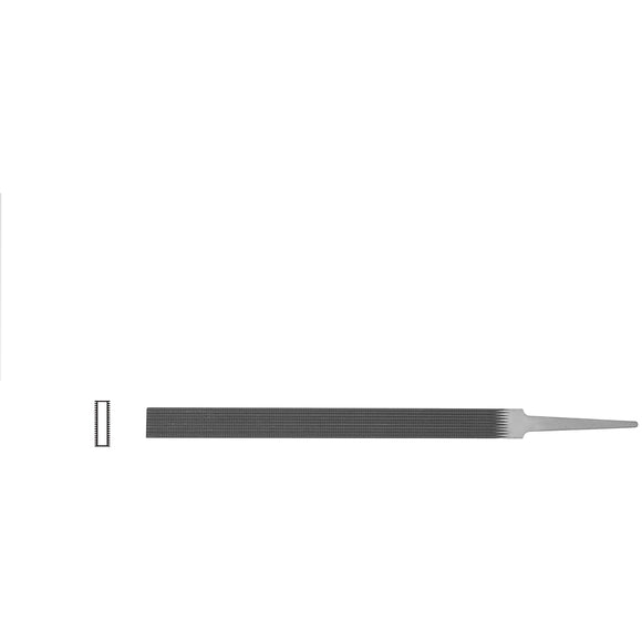 Grobet USA 6-Inch Checkering-Pillar File - Swiss Pattern Precision Tool For Metal & Wood Working