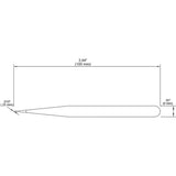 Tweezers – Tronex 3C SS Short Straight Tip, Very Fine • 3C-SA-CH
