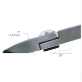 Cutters – Tronex Extra Large Oval, Razor Flush Edges (Standard Handle) • 5613