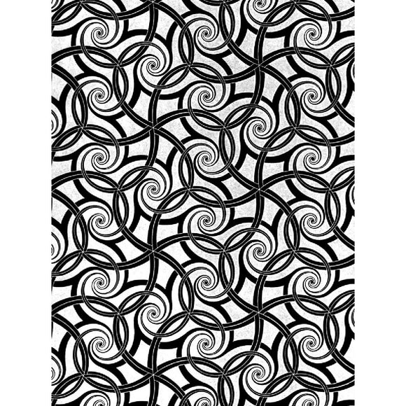 Rolling Mill Pattern, Repeating Swirls (3” X 4”) by RMR