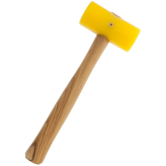 Garland Yellow Plastic Mallet, 1.75” Face, 3.9” Head, 9oz, Size 3