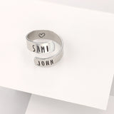 ImpressArt - Aluminum Wrap Ring Blank, 1/4” x 3”, Ring Sizes 8-10 - 11 Blanks