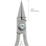Pliers – Tronex Flat Nose – Short Smooth Jaw (Long Ergonomic Handles) • P744