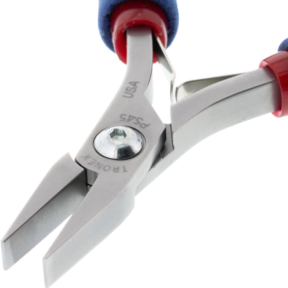 Pliers – Tronex Flat Nose – Short, Wide Smooth Jaw (Standard Handle) • P545