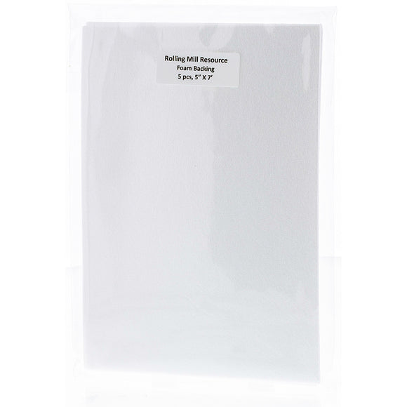 Rolling Mill Foam Sheets, 5x7 Pack of 5