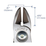 Cutters – Tronex Extra Large Oval, Flush Edges (Standard Handle) • 5612