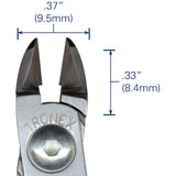 Cutters – Tronex Oval Head, Semi–Relief, Flush (Long Ergonomic Handles) • 7112