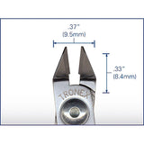 Cutters – Tronex Taper Head, Relieved, Flush Edges (Long Ergonomic Handles) • 7222