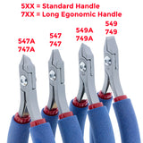 Pliers – Tronex Wide Oblique Flat Nose Ver 2 – Chainmaille (Long Ergonomic Handles) • P749A